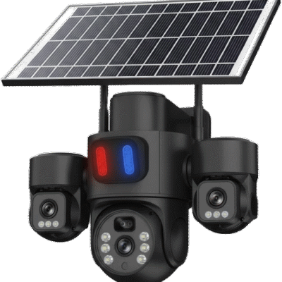 Three lens solar camera