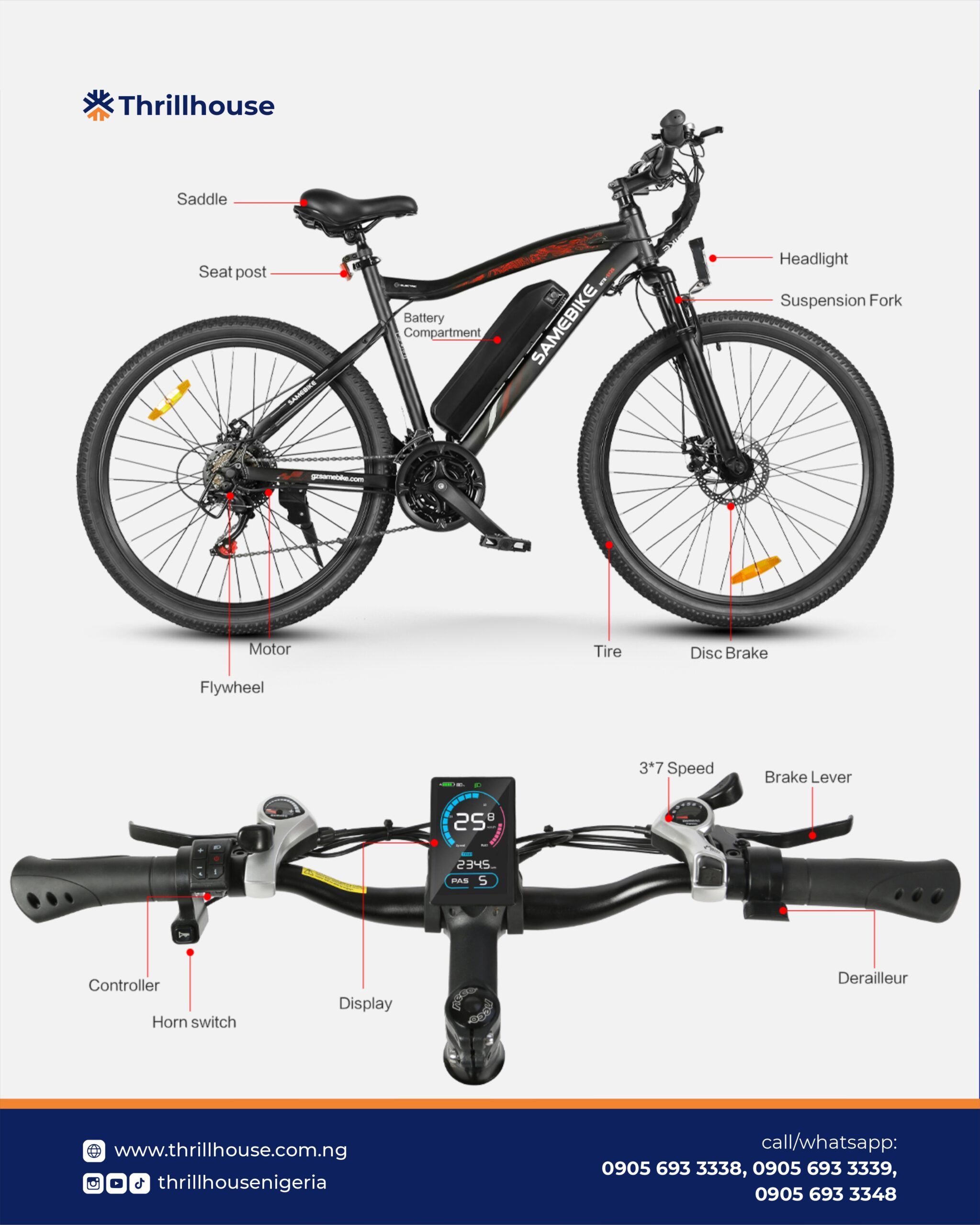 SY-26 Electric Mountain Bike - Image 2