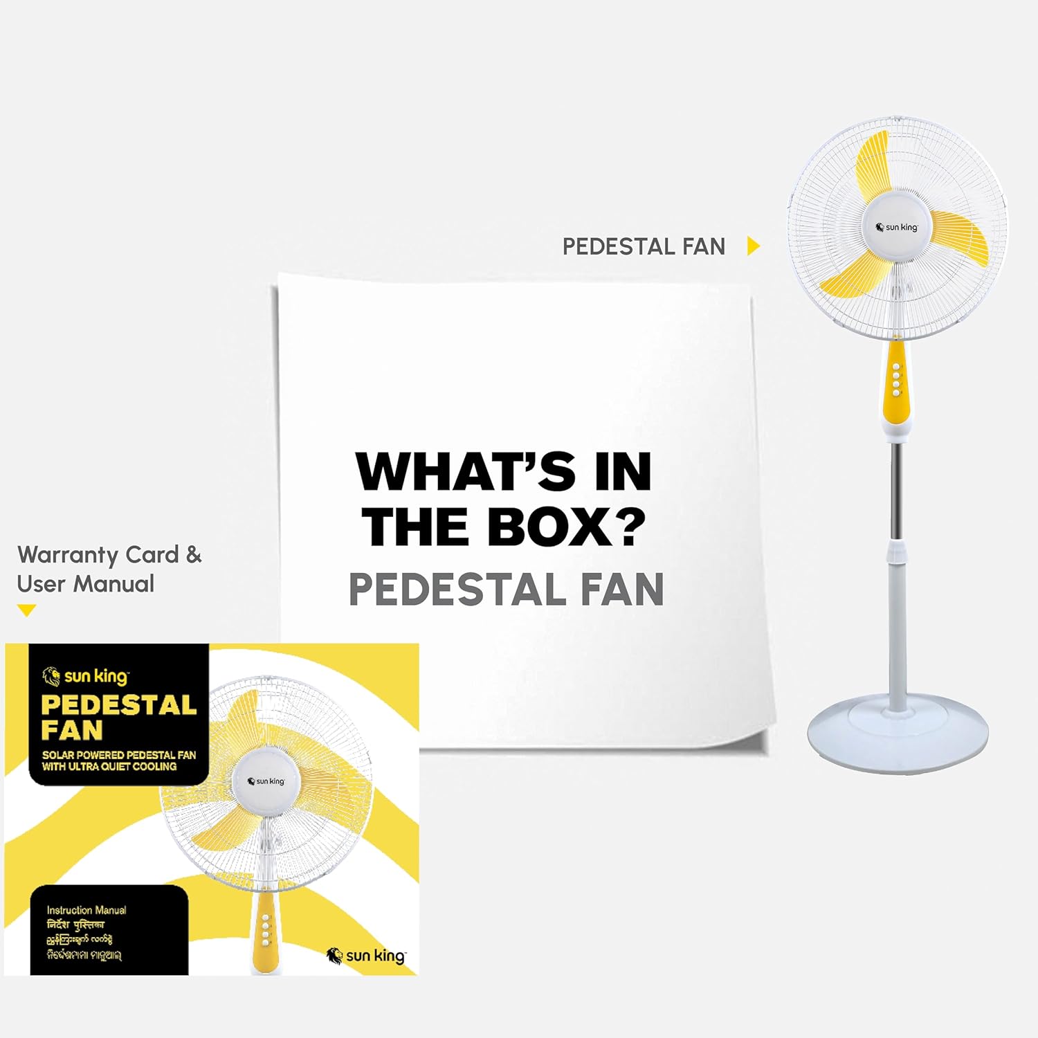 SUN KING PEDESTAL FAN - Image 4